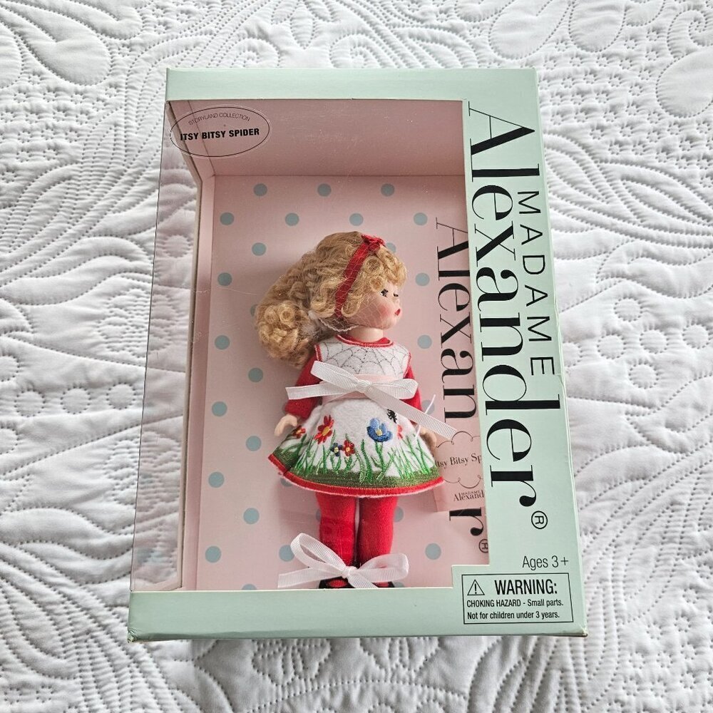 Madame Alexander Storyland Collection Itsy Bitsy Spider Doll, Blonde, New